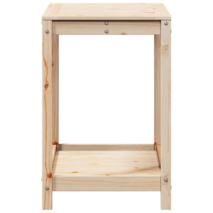 vidaXL Potting Table with Shelf 82.5x50x75 cm Solid Wood Pine