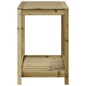 vidaXL Potting Table with Shelf 108x50x75 cm Impregnated Wood Pine