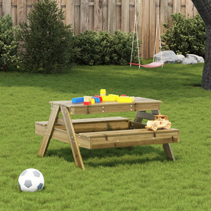 vidaXL Picnic Table for Kids 88x97x52 cm Impregnated Wood Pine