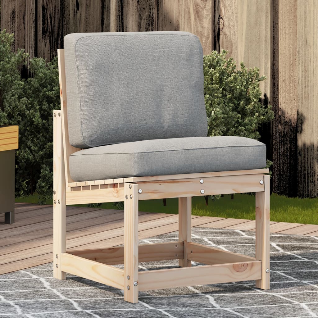 vidaXL Garden Chair 50.5x55x77 cm Solid Wood Pine