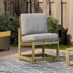 vidaXL Garden Chair 50.5x55x77 cm Impregnated Wood Pine