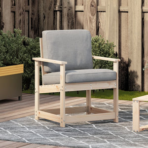 vidaXL Garden Chair 62x56x77 cm Solid Wood Pine