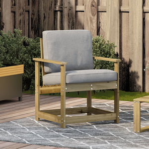 vidaXL Garden Chair 62x56x77 cm Impregnated Wood Pine