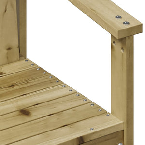 vidaXL Garden Chair 62x56x77 cm Impregnated Wood Pine