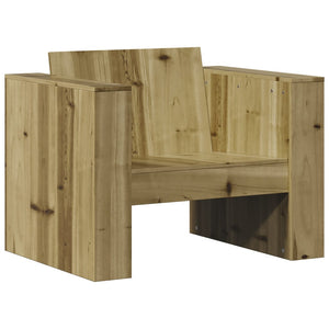 vidaXL Garden Sofa 79x60x62 cm Impregnated Wood Pine