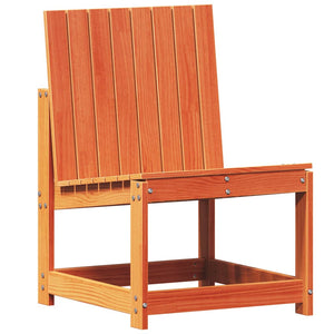 vidaXL Garden Chair Wax Brown 50.5x55x77 cm Solid Wood Pine