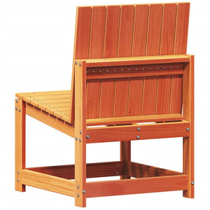 vidaXL Garden Chair Wax Brown 50.5x55x77 cm Solid Wood Pine