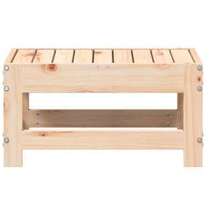 vidaXL Garden Footstool 62x30x32 cm Solid Wood Pine