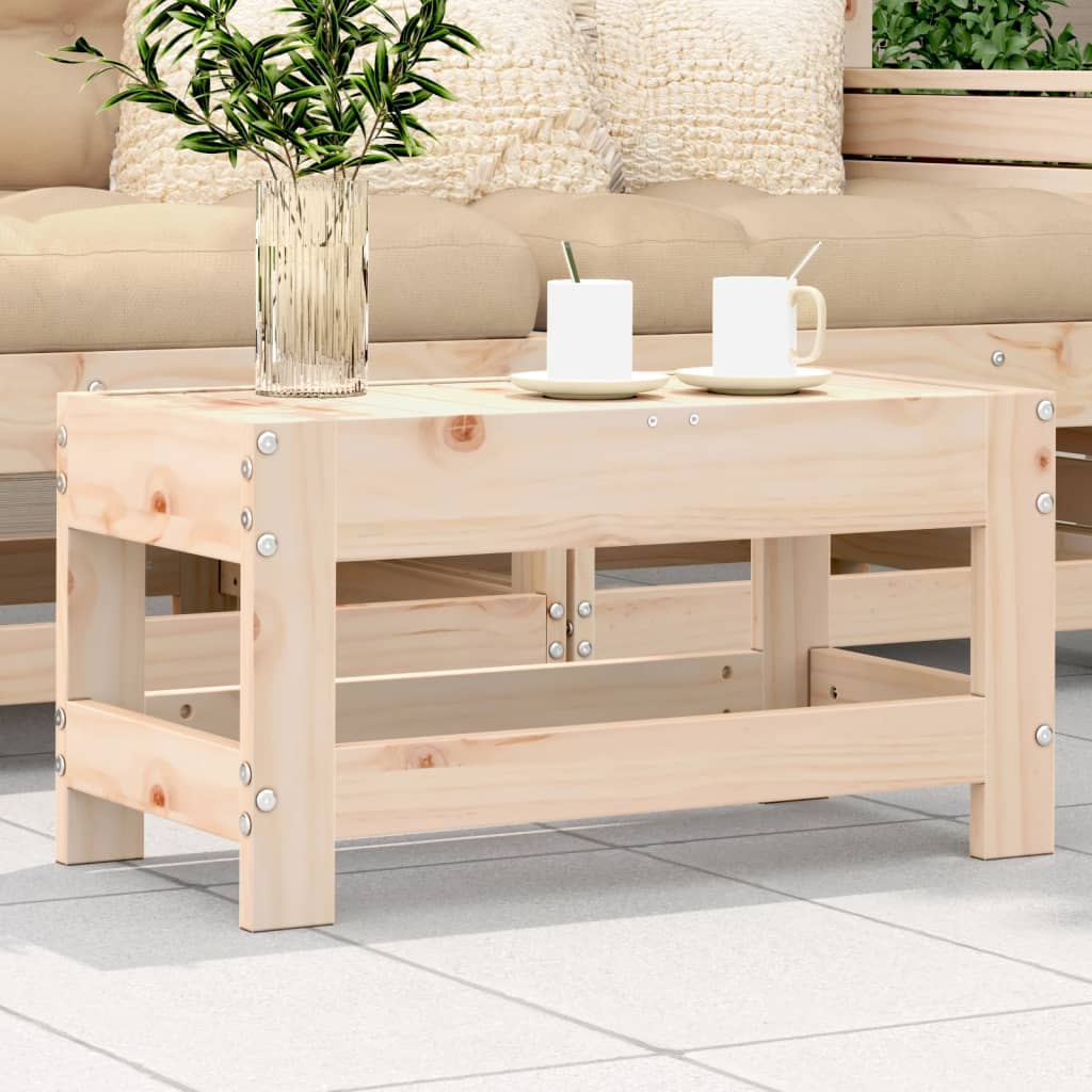 vidaXL Garden Footstool 62x30x32 cm Solid Wood Pine