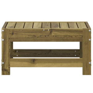 vidaXL Garden Footstool 62x30x32 cm Impregnated Wood Pine