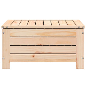 vidaXL Garden Footstool 62x63.5x32 cm Solid Wood Pine