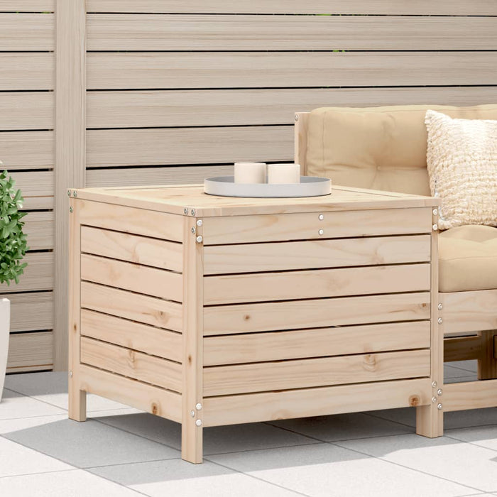 vidaXL Garden Footstool 62x63.5x53.5 cm Solid Wood Pine