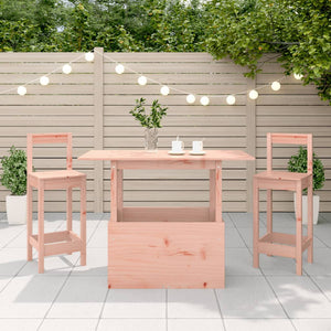 vidaXL Garden Table 100x50x75 cm Solid Wood Douglas