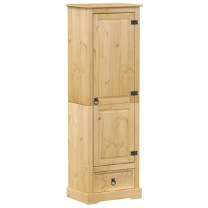 vidaXL Wardrobe Corona 55x38x170 cm Solid Wood Pine