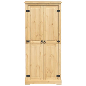 vidaXL Wardrobe Corona 76x50x170 cm Solid Wood Pine