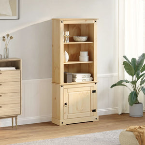 vidaXL Highboard Corona 74x38x170 cm Solid Wood Pine