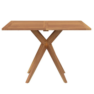 vidaXL Garden Table Square 110x110x75 cm Solid Wood Acacia