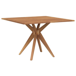 vidaXL Garden Table Square 110x110x75 cm Solid Wood Acacia