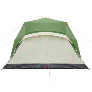 vidaXL Family Tent with Porch 9-Person Green Quick Release