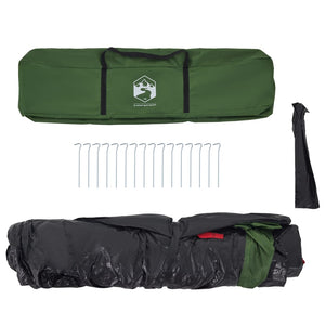 vidaXL Family Tent Cabin 7-Person Green Quick Release