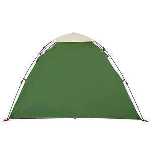 vidaXL Camping Tent Dome 3-Person Green Quick Release