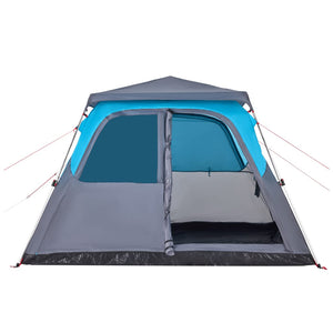 vidaXL Family Tent Dome 6-Person Blue Quick Release