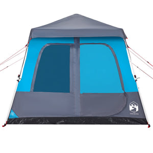 vidaXL Family Tent Dome 8-Person Blue Quick Release