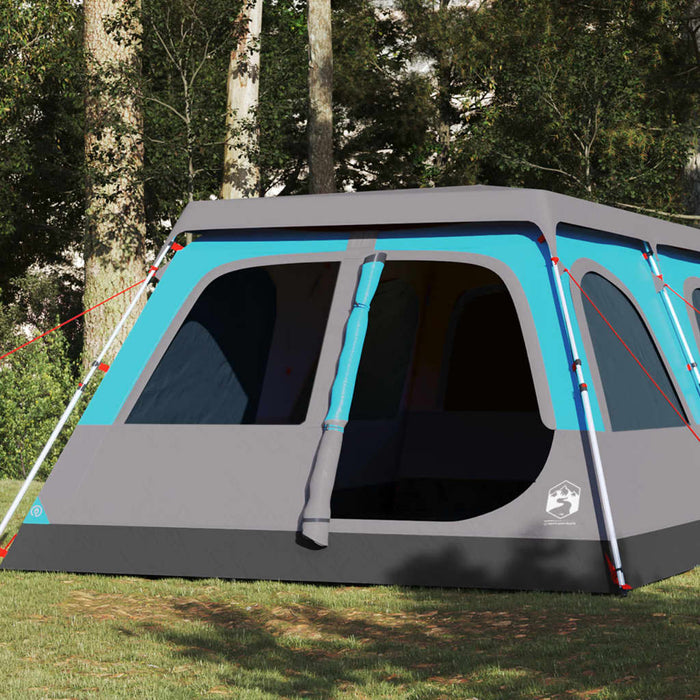 vidaXL Family Tent Dome 8-Person Blue Quick Release