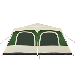 vidaXL Family Tent Dome 10-Person Green Quick Release