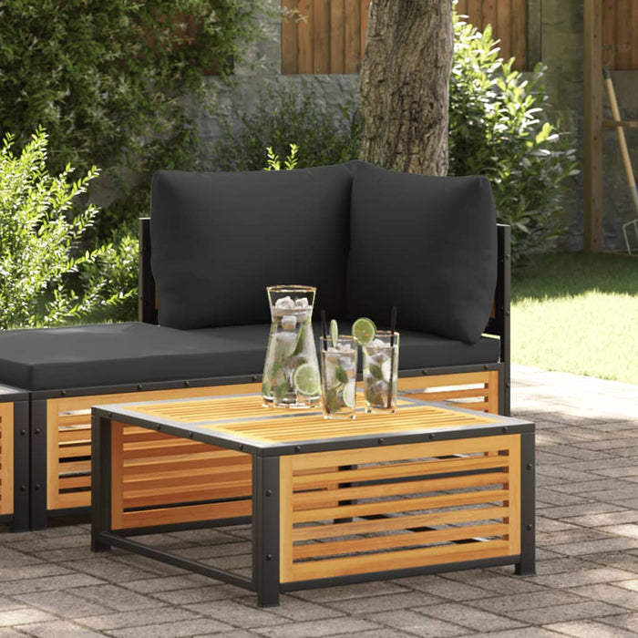 vidaXL Garden Table 68x68x30 cm Solid Wood Acacia