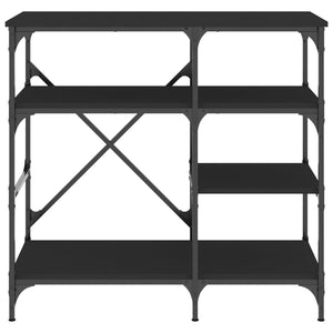 vidaXL Baker's Rack Black 90x40x84 cm Engineered Wood and Metal