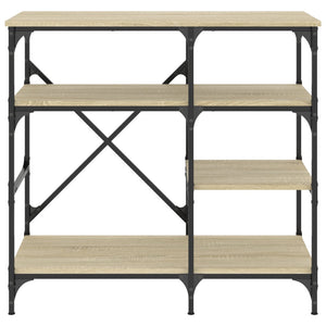 vidaXL Baker's Rack Sonoma Oak 90x40x84 cm Engineered Wood and Metal