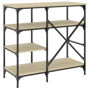 vidaXL Baker's Rack Sonoma Oak 90x40x84 cm Engineered Wood and Metal