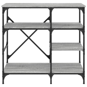 vidaXL Baker's Rack Grey Sonoma 90x40x84 cm Engineered Wood and Metal