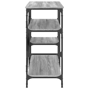 vidaXL Baker's Rack Grey Sonoma 90x40x84 cm Engineered Wood and Metal