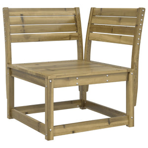 vidaXL 4 Piece Garden Lounge Set Impregnated Wood Pine