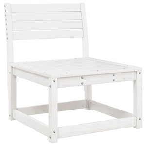 vidaXL 5 Piece Garden Lounge Set White Solid Wood Pine