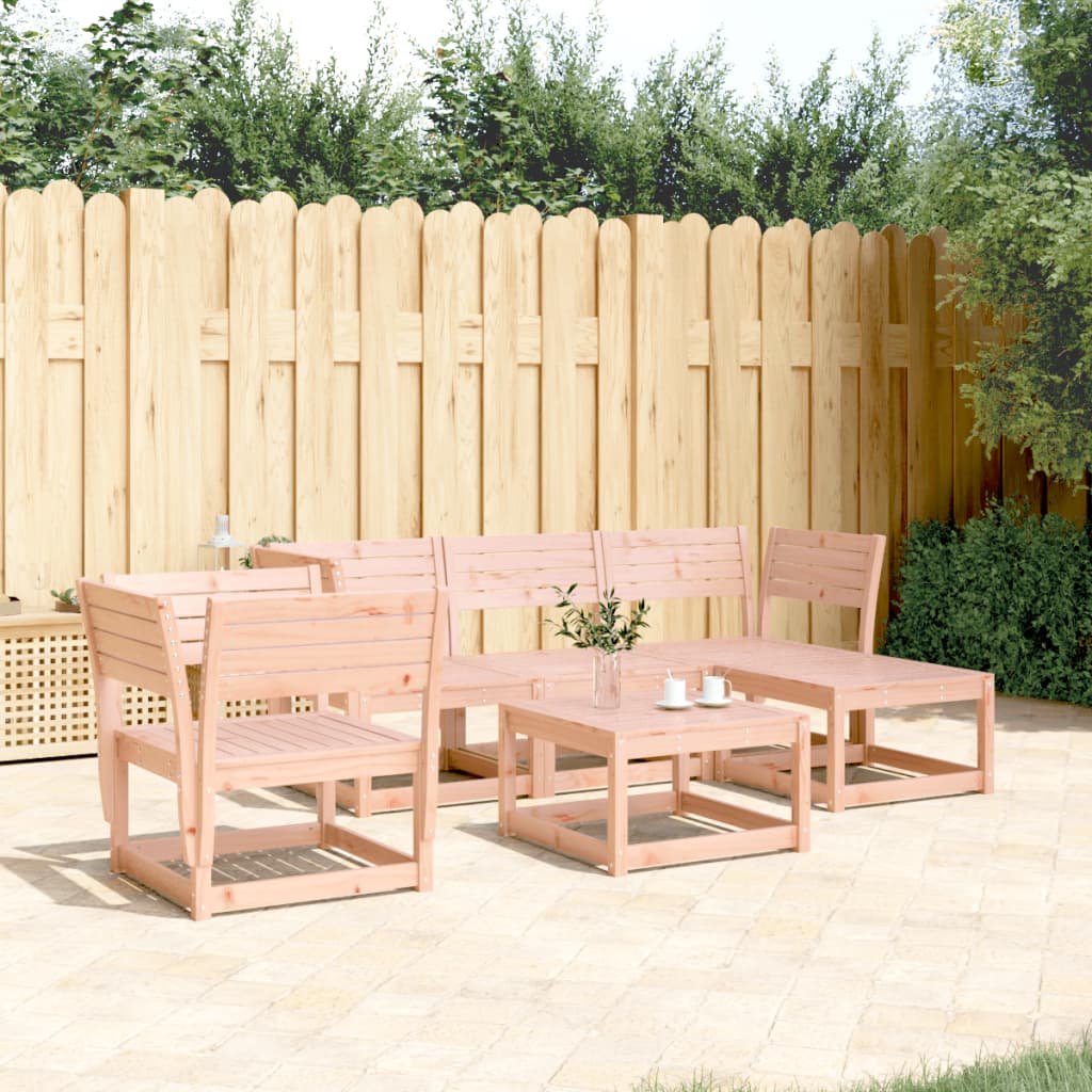 vidaXL 5 Piece Garden Lounge Set Solid Wood Douglas