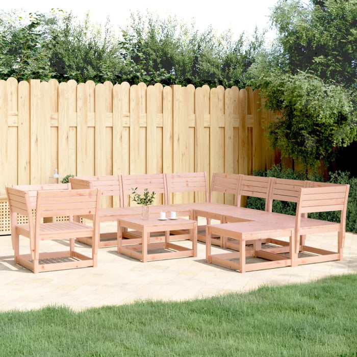 vidaXL 8 Piece Garden Lounge Set Solid Wood Douglas