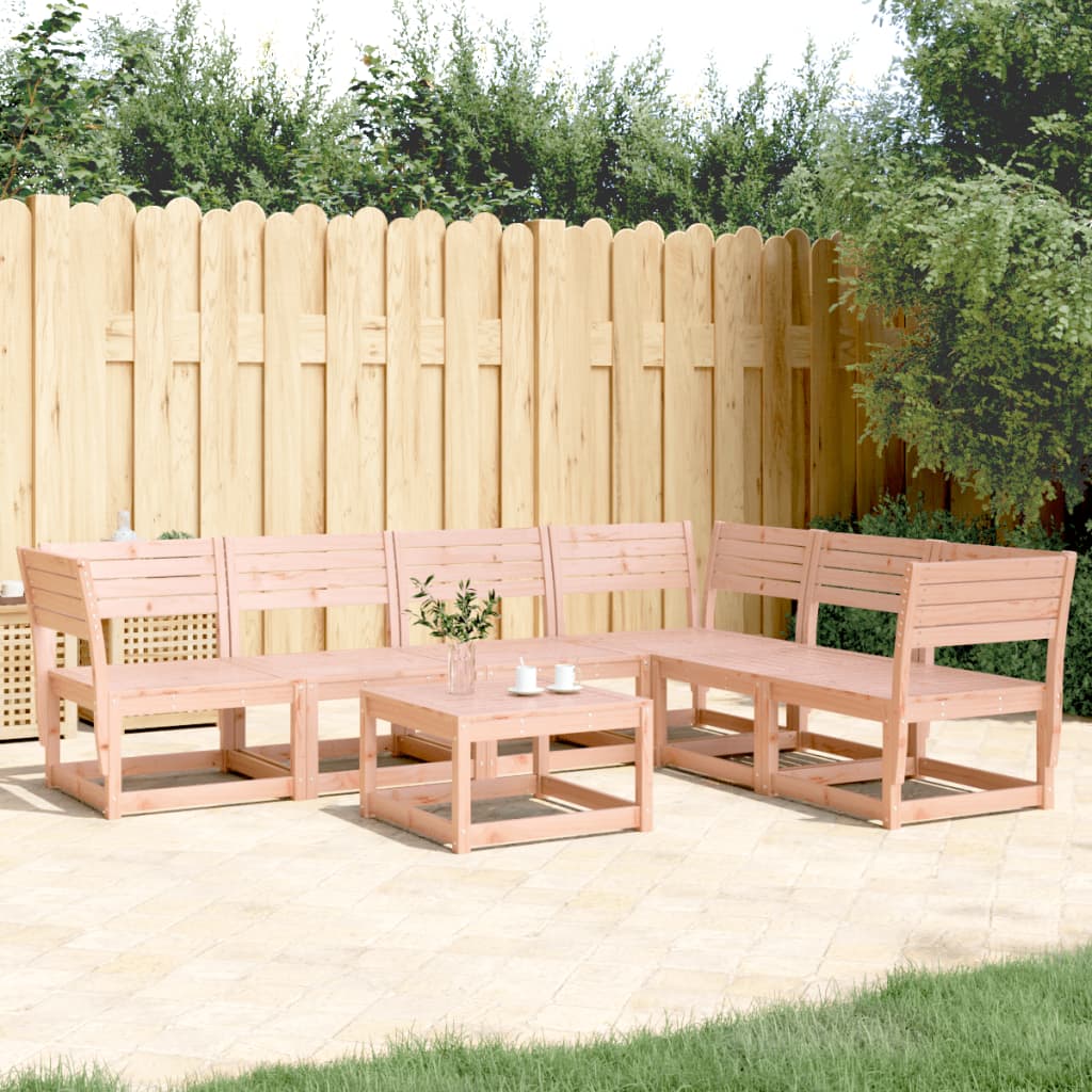 vidaXL 6 Piece Garden Sofa Set Solid Wood Douglas