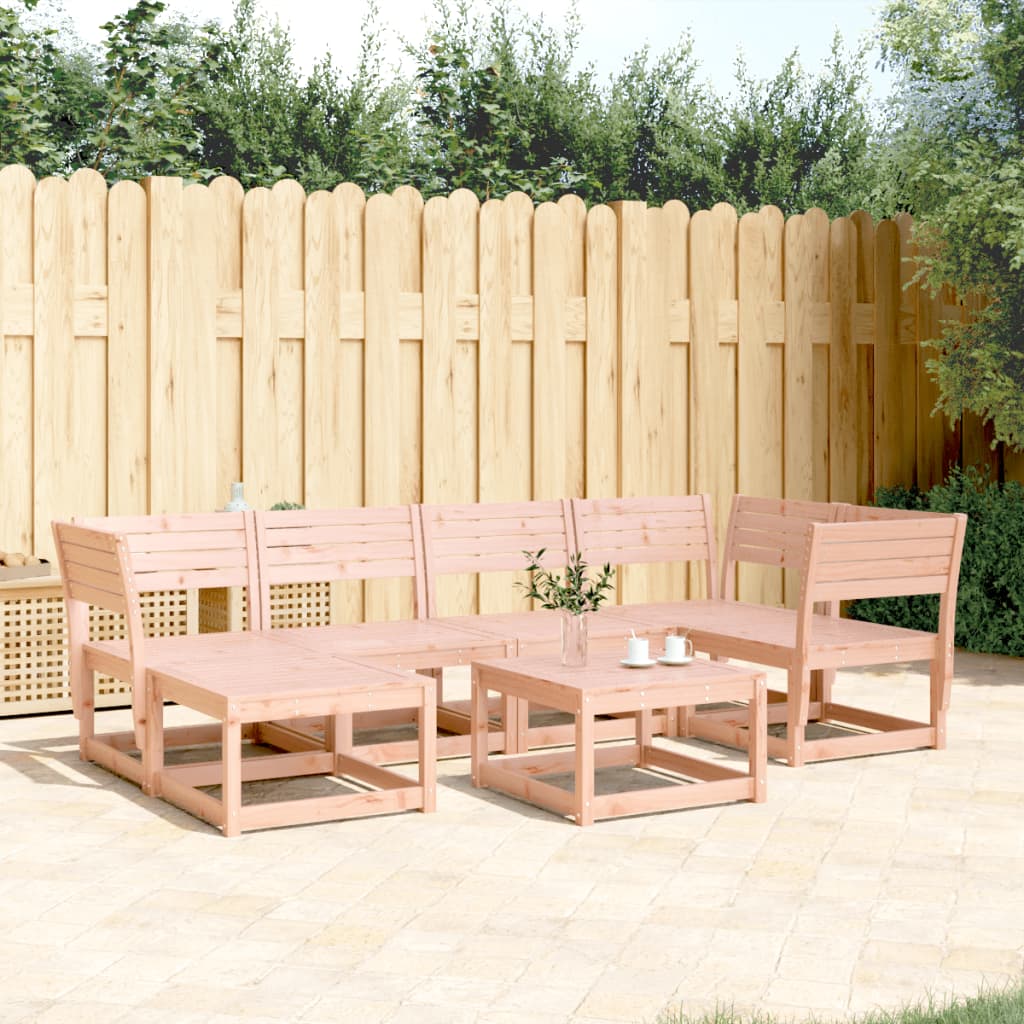 vidaXL 6 Piece Garden Sofa Set Solid Wood Douglas