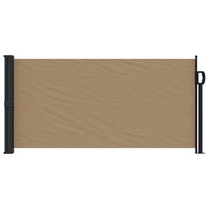 vidaXL Retractable Side Awning Taupe 100x300 cm