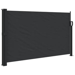 vidaXL Retractable Side Awning Black 120x300 cm