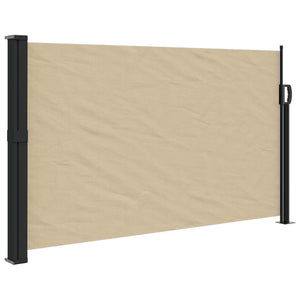 vidaXL Retractable Side Awning Beige 120x300 cm