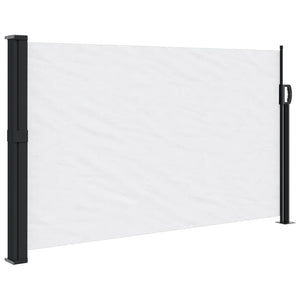 vidaXL Retractable Side Awning White 120x300 cm