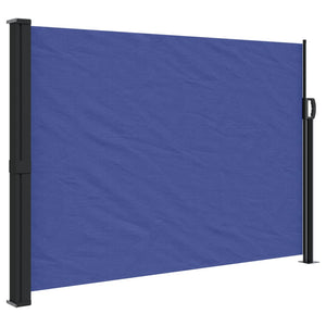 vidaXL Retractable Side Awning Blue 140x300 cm