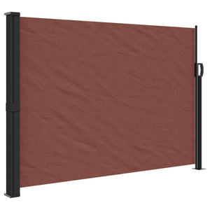 vidaXL Retractable Side Awning Brown 140x300 cm