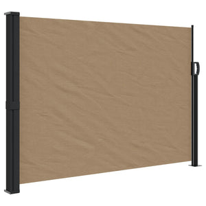 vidaXL Retractable Side Awning Taupe 140x300 cm