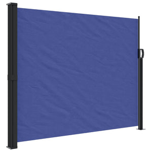 vidaXL Retractable Side Awning Blue 160x300 cm