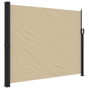 vidaXL Retractable Side Awning Beige 160x300 cm